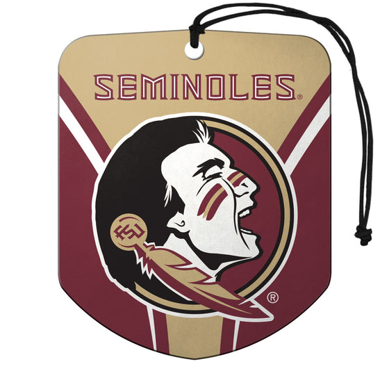 Florida State Seminoles Air Freshener Shield Design 2 Pack