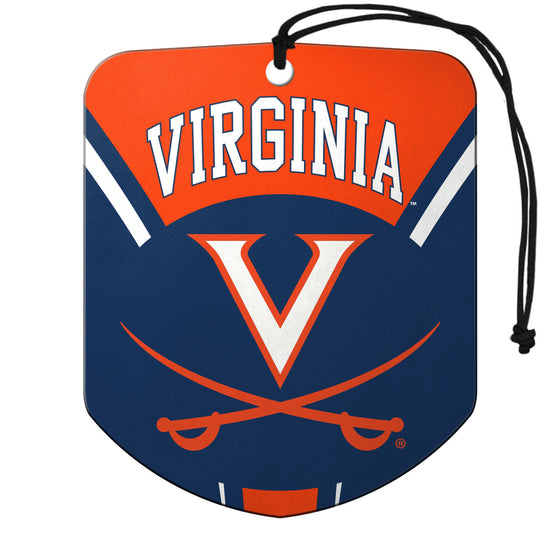 Virginia Cavaliers Air Freshener Shield Design 2 Pack - Special Order