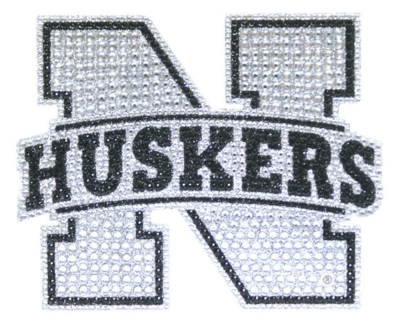 Nebraska Cornhuskers Auto Emblem - Rhinestone Bling (CDG)