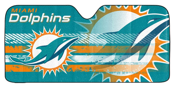 Miami Dolphins Auto Sun Shade - 59"x27" (CDG)