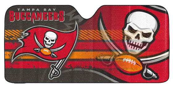 Tampa Bay Buccaneers Auto Sun Shade - 59"x27" (CDG)