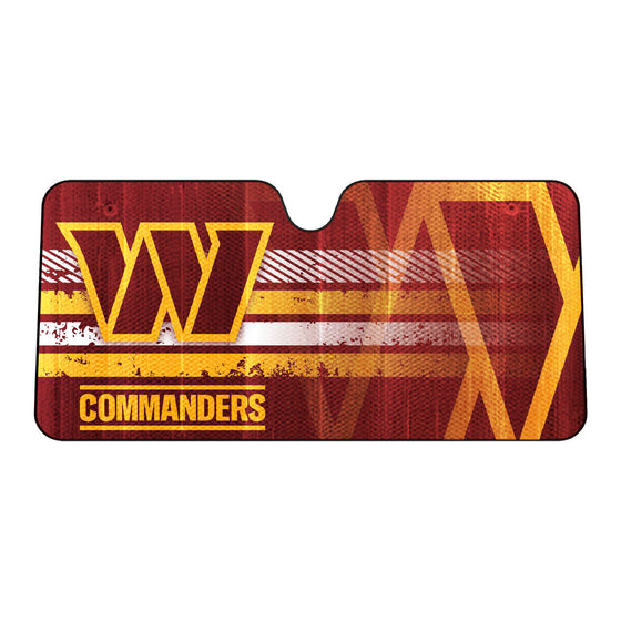 Washington Commanders Auto Sun Shade 59x27 - 757 Sports Collectibles