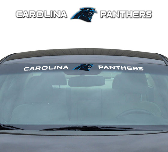 Carolina Panthers Decal 35x4 Windshield (CDG)