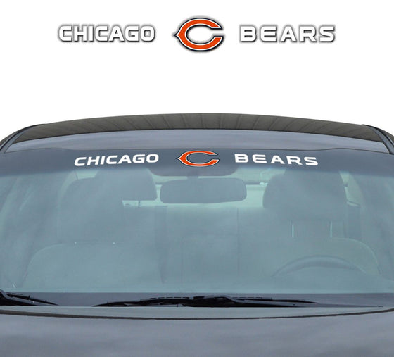 Chicago Bears Decal 35x4 Windshield