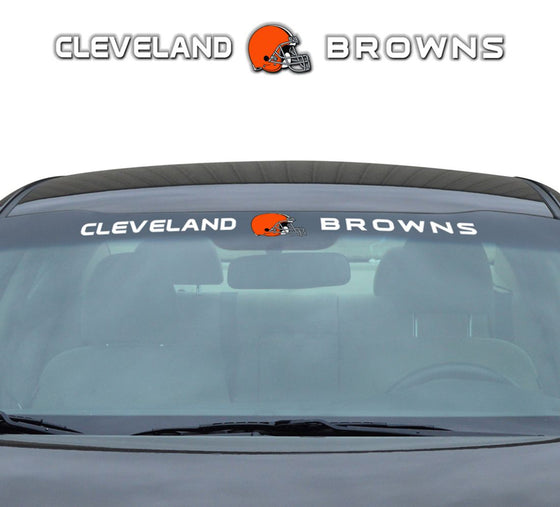 Cleveland Browns Decal 35x4 Windshield (CDG)