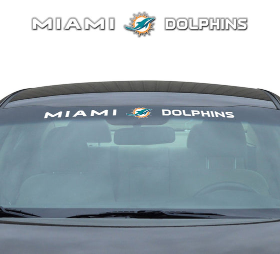 Miami Dolphins Decal 35x4 Windshield (CDG)