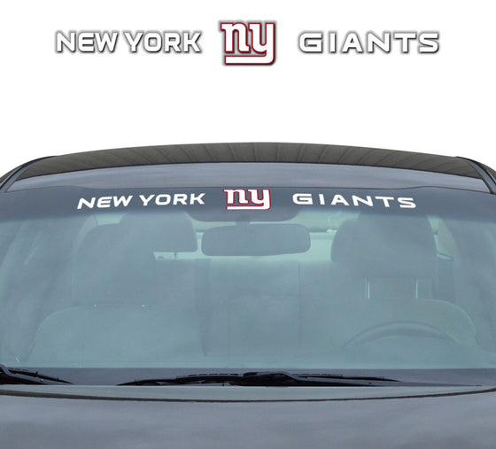 New York Giants Decal 35x4 Windshield (CDG)