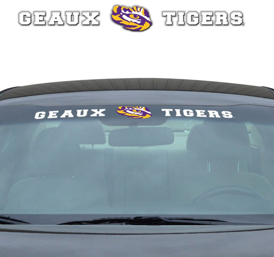 LSU Tigers Decal 35x4 Windshield (CDG)