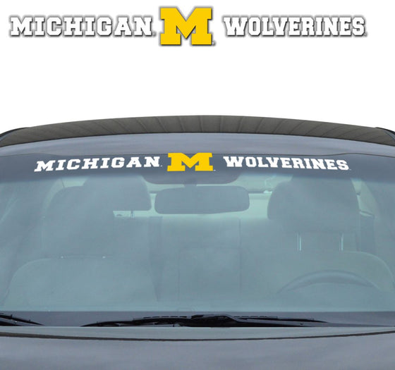 Michigan Wolverines Decal 35x4 Windshield (CDG)