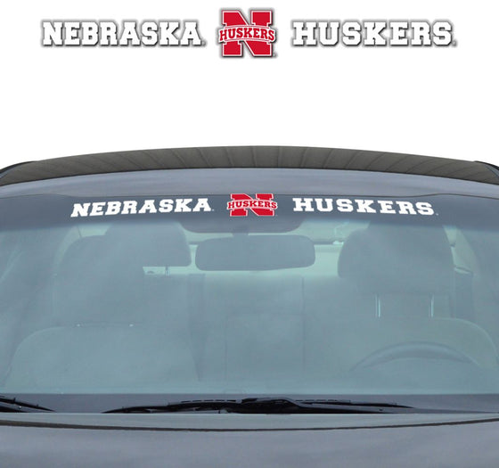 Nebraska Cornhuskers Decal 35x4 Windshield (CDG)