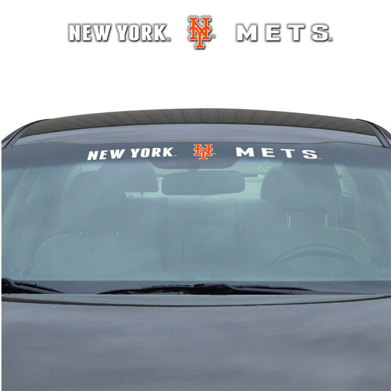 New York Mets Decal 35x4 Windshield (CDG)