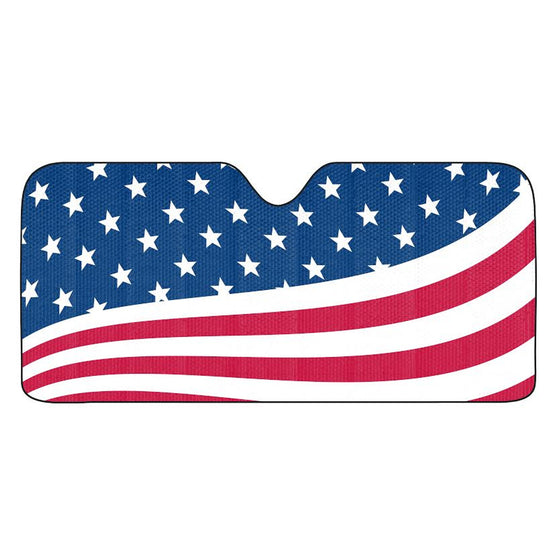 American Flag Auto Sun Shade (CDG)