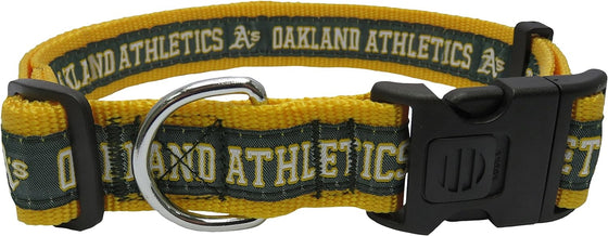 Oakland Athletics Dog Collar Pets First