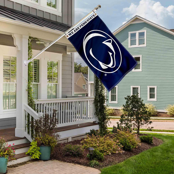 College Flags & Banners Co. Penn State Nittany Lions Printed Header 3x5 Foot Banner Flag