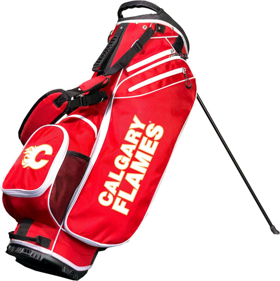 Calgary Flames Birdie Stand Golf Bag Red - 757 Sports Collectibles