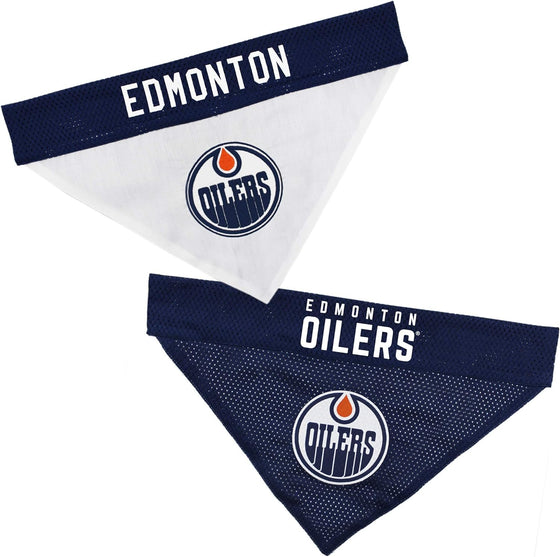 Edmonton Oilers Reversible Bandana Pets First