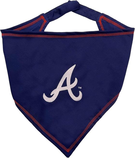 Atlanta Braves Tie Around Bandana Pets First