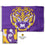 College Flags & Banners Co. Louisiana State LSU Tigers Tiger Head Embroidered and Stitched Nylon Flag