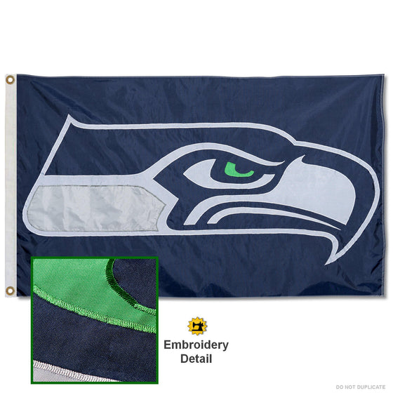 WinCraft Seattle Seahawks Embroidered Nylon Flag