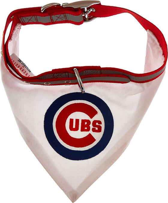 Chicago Cubs Collar Bandana Pets First