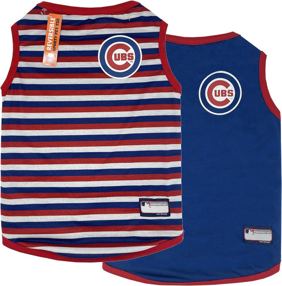 Chicago Cub Dog Reversible Tee Shirt by Pets First