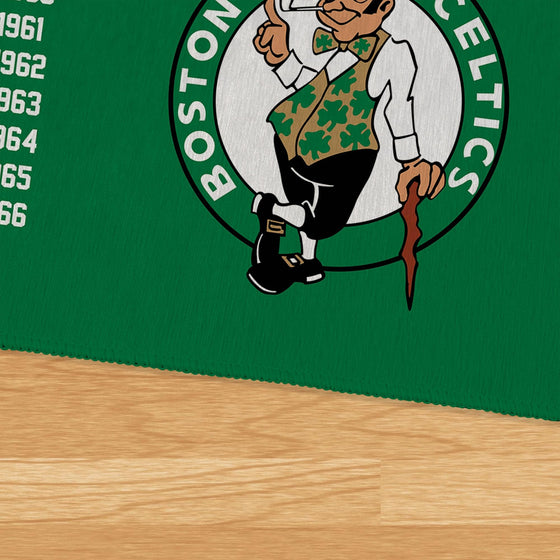 Northwest NBA Boston Celtics NBA Champions 2024 Washable Rug, 20" x 30.5", Banners