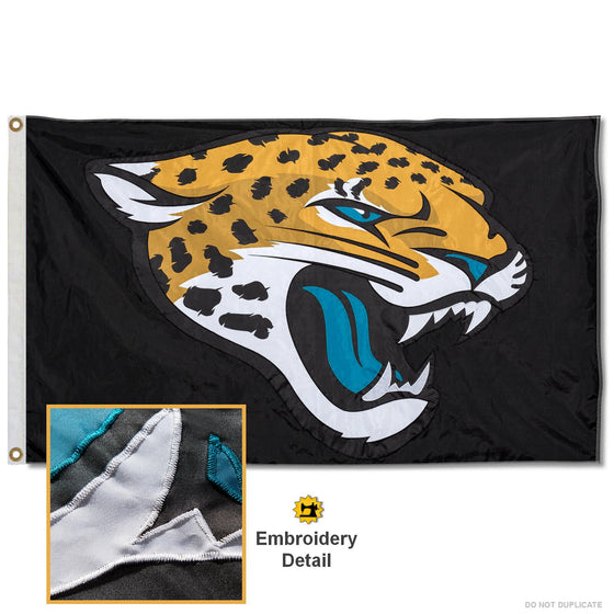 WinCraft Jacksonville Jaguars Embroidered Nylon Flag