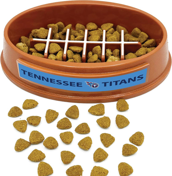 Tennessee Titans Football Slow Feeder Bowl