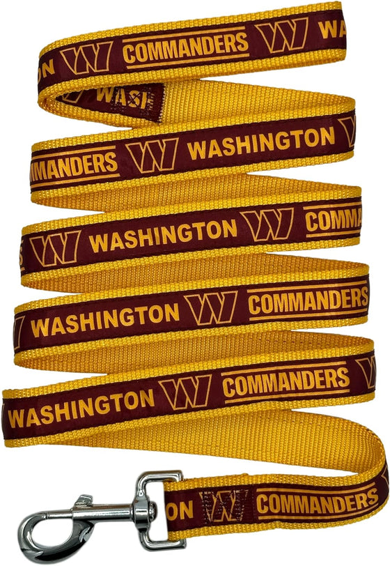 Washington Commanders Satin Ribbon Leash Pets First