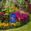 College Flags & Banners Co. Kansas Jayhawks Mini Garden and Flower Pot Flag Topper