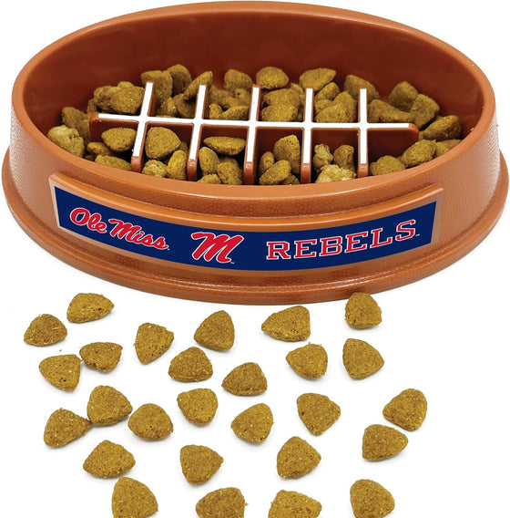 Mississippi (Ole Miss) Football Slow Feeder Bowl