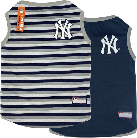 New York Yankees Dog Reversible Tee Shirt by Pets First