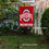 College Flags & Banners Co. Ohio State Buckeyes Garden Flag with Stand Holder