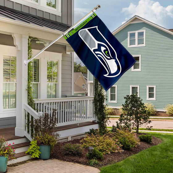 WinCraft Seattle Seahawks Printed Header 3x5 Foot Banner Flag