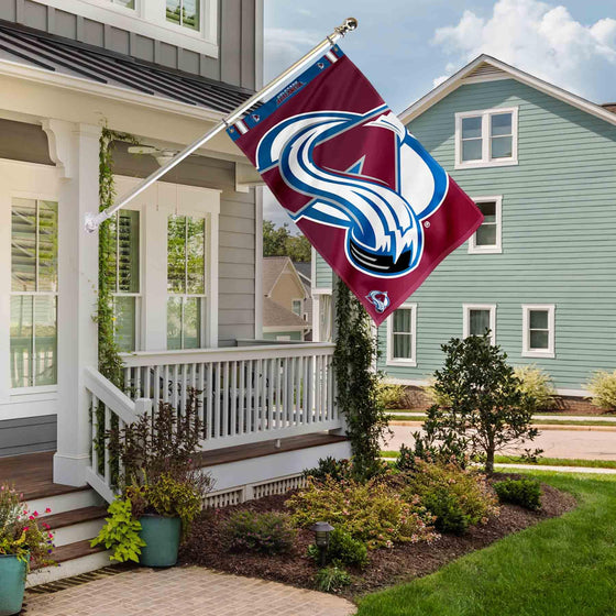 WinCraft Colorado Avalanche Printed Header 3x5 Premium Banner Flag