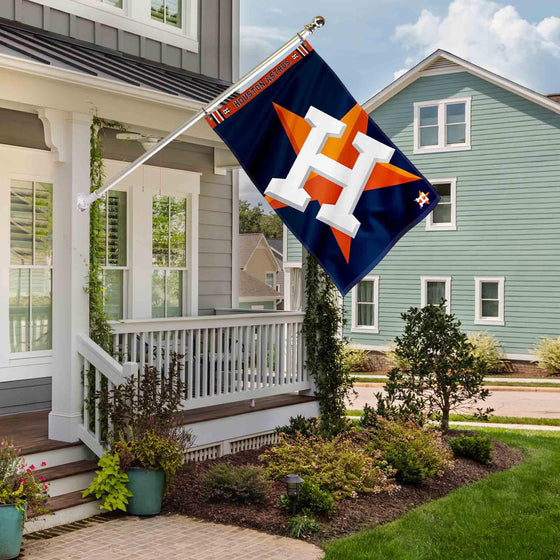 WinCraft Houston Astros Printed Header Flag 3x5 Banner