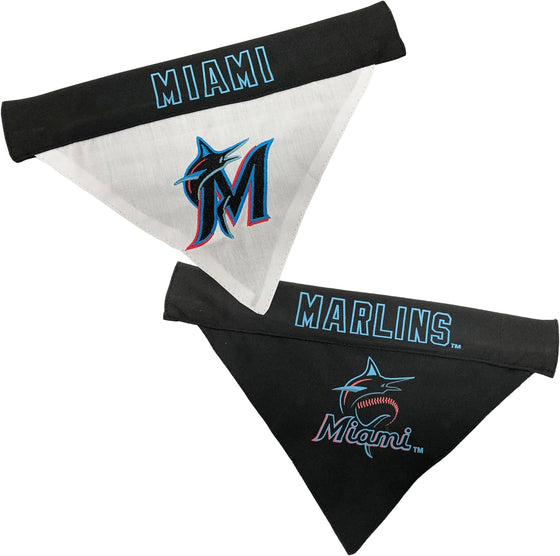 Miami Marlins Reversible Bandana Pets First