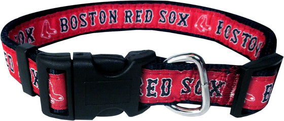 Boston Red Sox Dog Collar Pets First