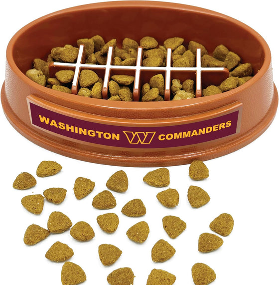 Washington Commanders Football Slow Feeder Bowl