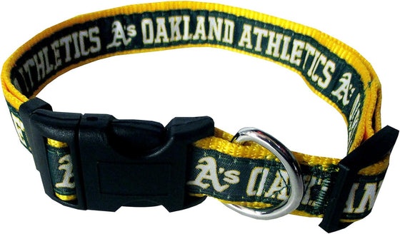 Oakland Athletics Dog Collar Pets First