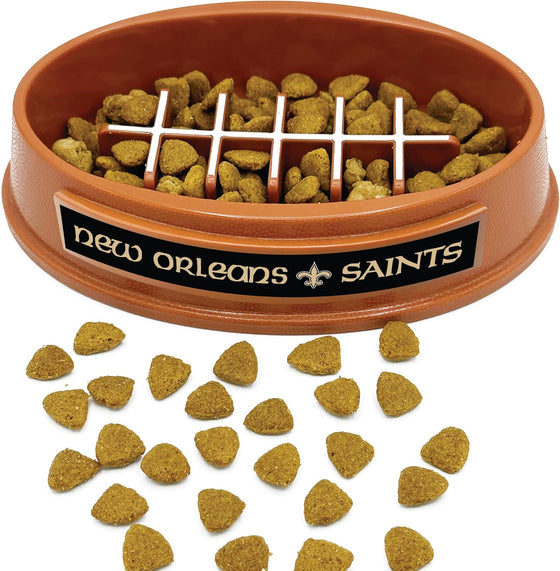 New Orleans Saints Football Slow Feeder Bowl