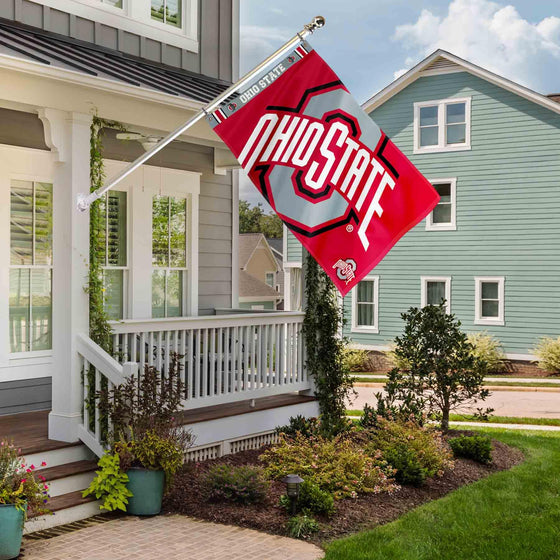 College Flags & Banners Co. Ohio State Buckeyes Bold Logo Premium Flag