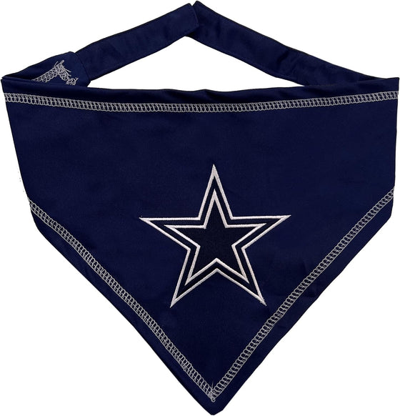 Dallas Cowboys Tie Around Bandana Pets First