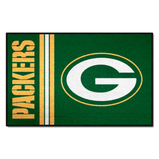 Green Bay Packers Starter Mat Accent Rug Uniform Style - 19in. x 30in.