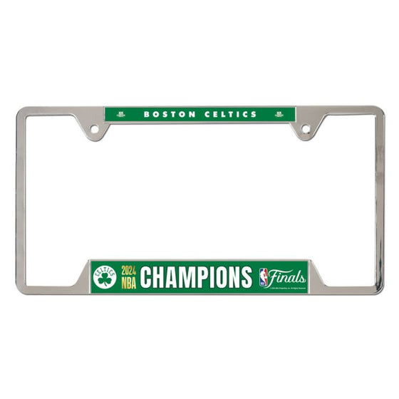 World Champions Boston Celtics NBA Champ Metal License Plate Frame