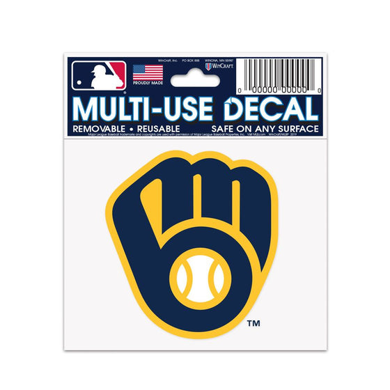 Milwaukee Brewers Decal 3x4 Multi Use - Special Order