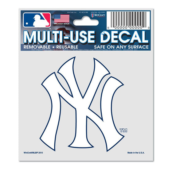 New York Yankees Decal 3x4 Multi Use - Special Order