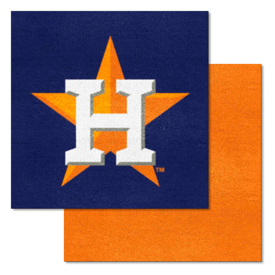 Houston Astros Team Carpet Tiles - 45 Sq Ft.