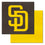 San Diego Padres Team Carpet Tiles - 45 Sq Ft.