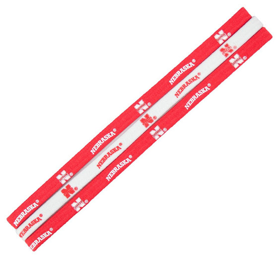 Nebraska Cornhuskers Elastic Headbands - Special Order